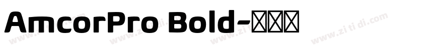 AmcorPro Bold字体转换